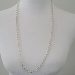 Vintage Napier Twisted Silver Chain